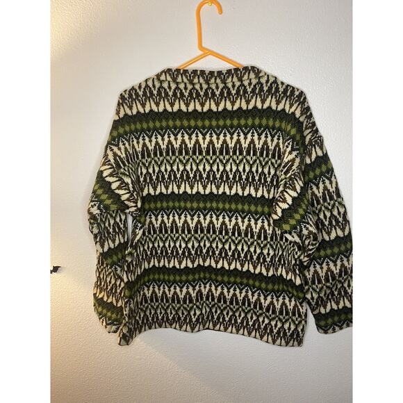 Vtg Iceland Jersey Modeller Sweden Sweater Hans Heitsch Lambs Wool Size 16 - Picture 5 of 7